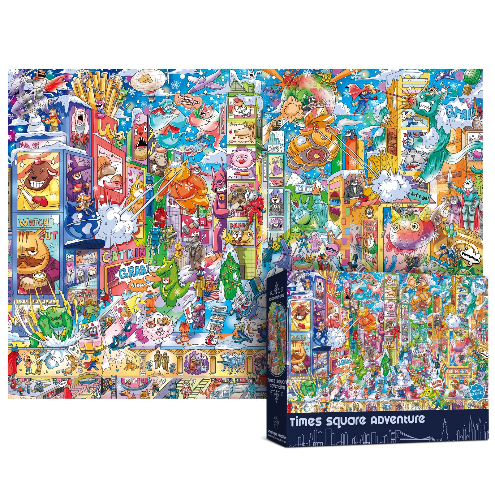 Times Square, New York City jigsaw puzzle in Puzzle of the Day puzzles Times Square, New York City jigsaw puzzle in Puzzle of the Day puzzles