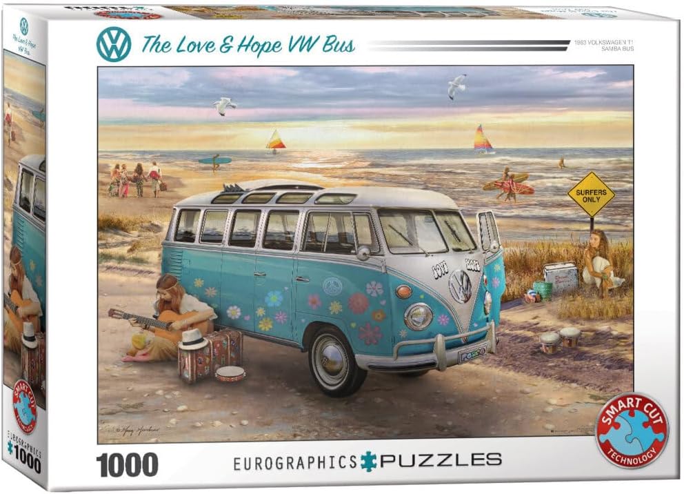 *Others* Euro Graphics-VW Love & Hope Bus 1000pc Puzzle