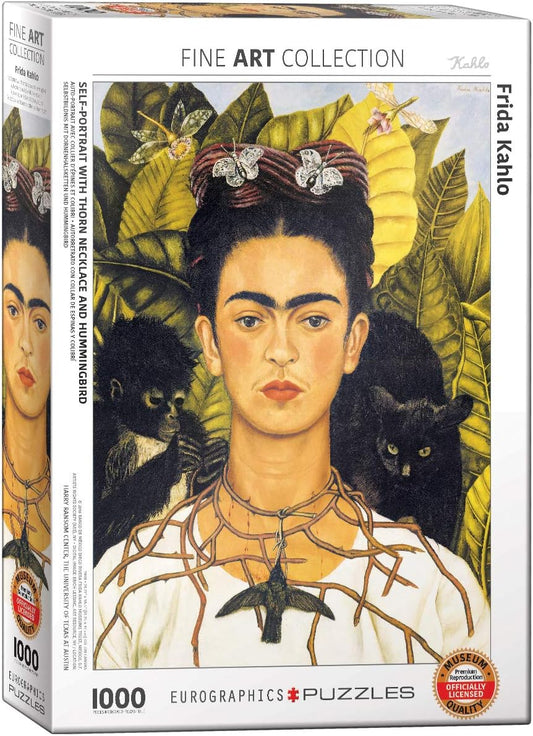 *Other* Self-Portrait with Thorn Necklace and Hummingbird by Frida Kahlo 1000-Piece Puzzle