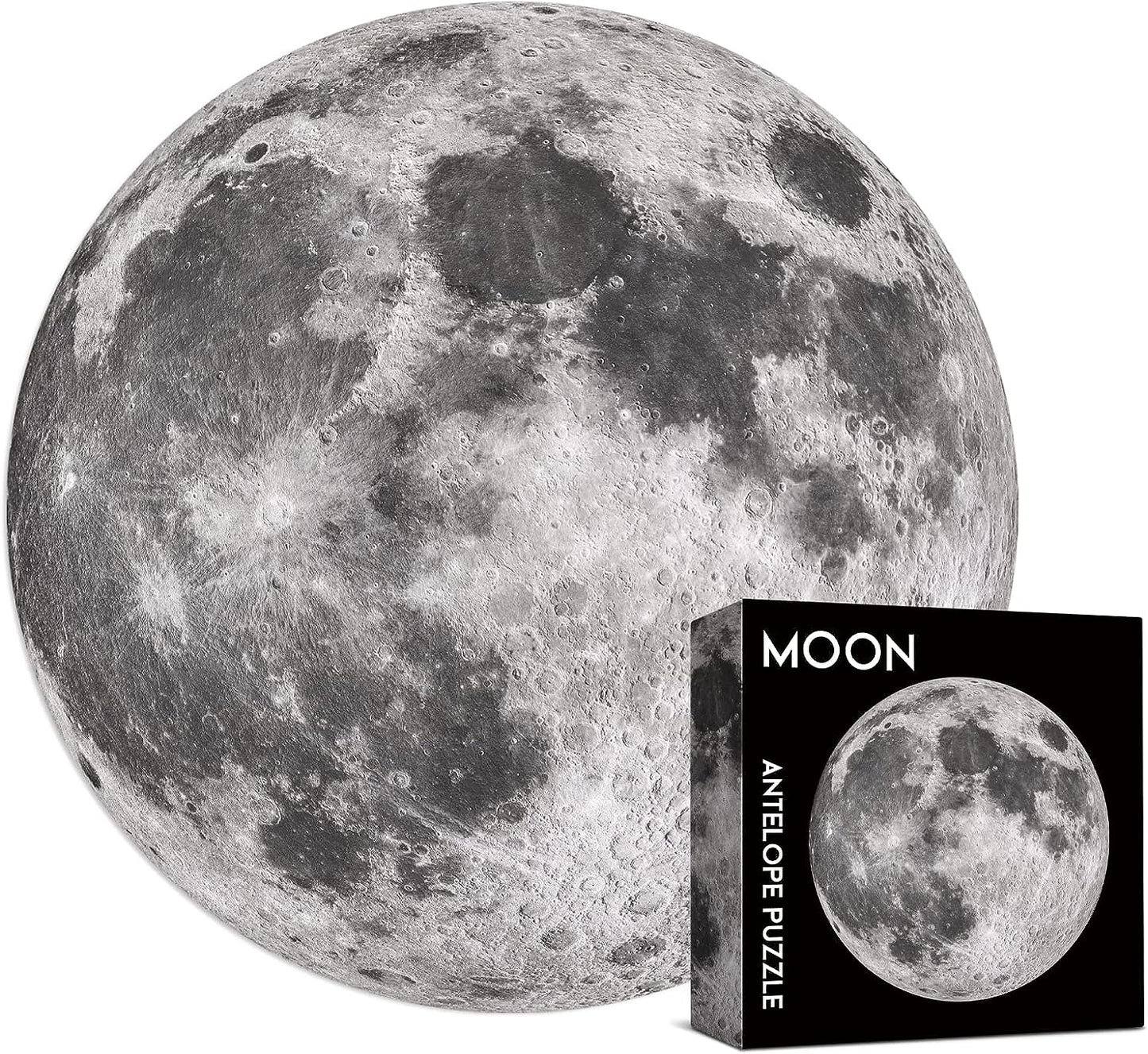 2 in 1 1000 Piece Puzzle Bundle - Earth and Moon