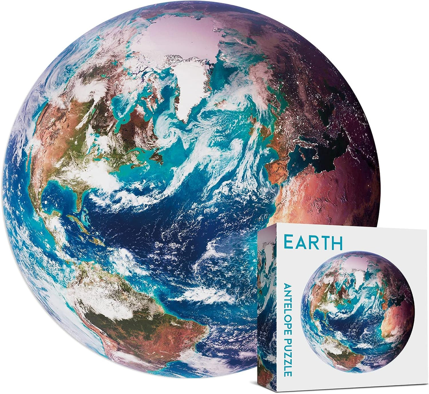 2 in 1 1000 Piece Puzzle Bundle - Earth and Moon