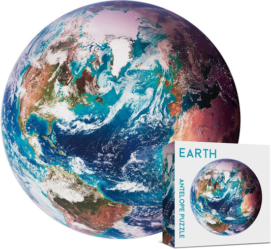 2 in 1 1000 Piece Puzzle Bundle - Earth and Moon