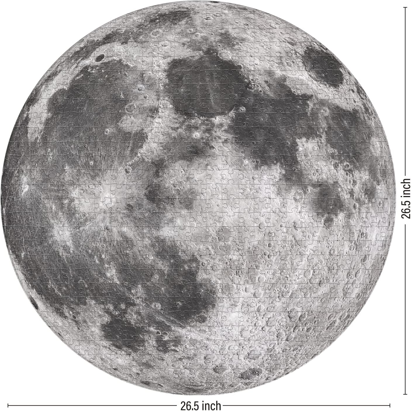 2 in 1 1000 Piece Puzzle Bundle - Earth and Moon