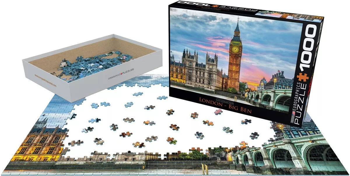 *Other* London Big Ben 1000 Piece Jigsaw Puzzle Eurographics New