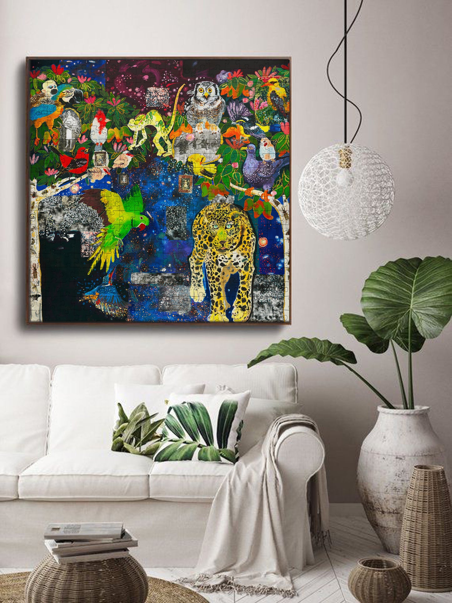 Jungle Singers by Enzhao Liu 1000 Piece Jigsaw Puzzle