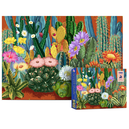 Whisper of Cactus by Lynn Weilin 1000 Piece Jigsaw Puzzle