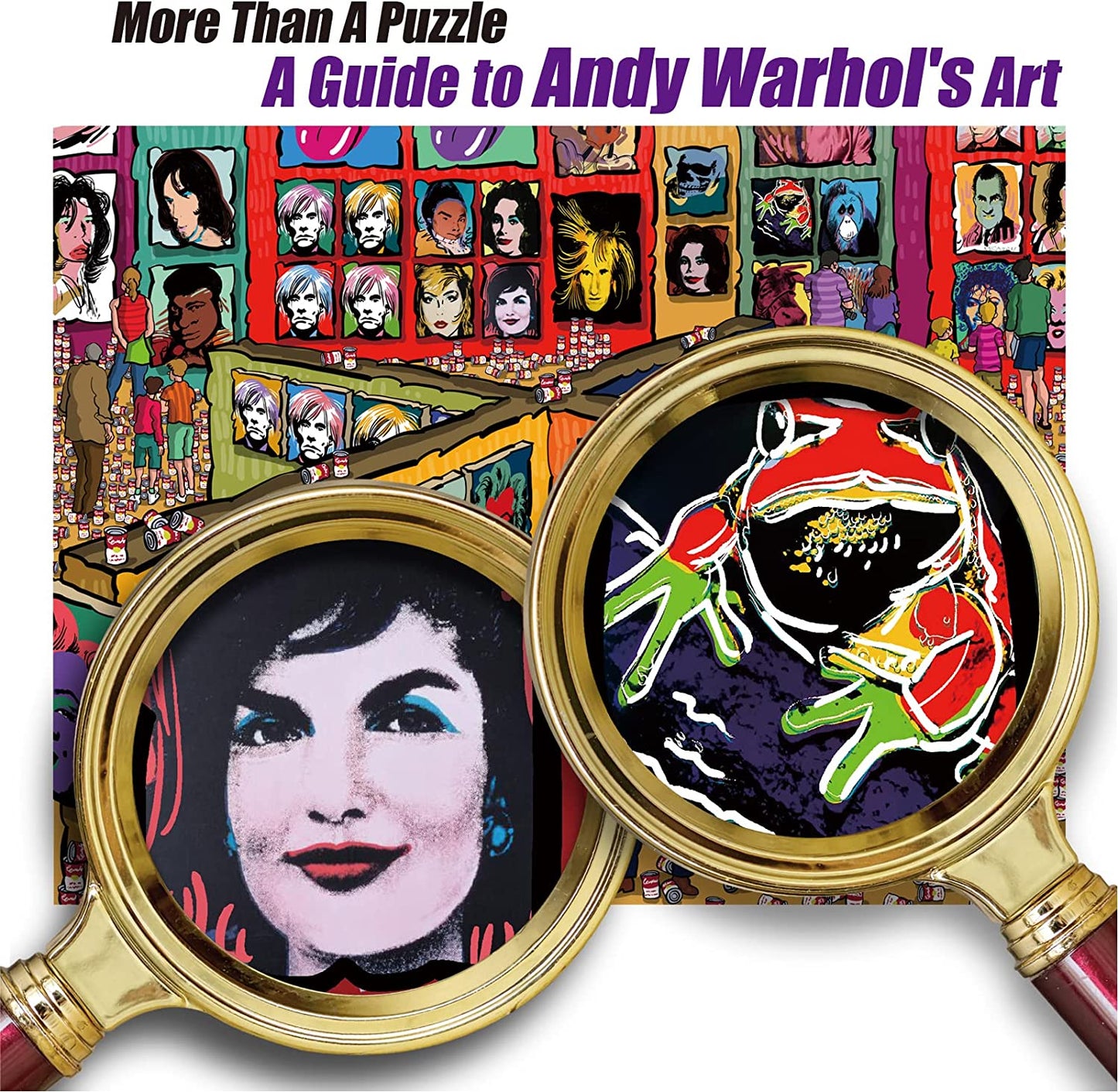 The Factory of Andy Warhol 500 Large Piece Jigsaw Puzzle