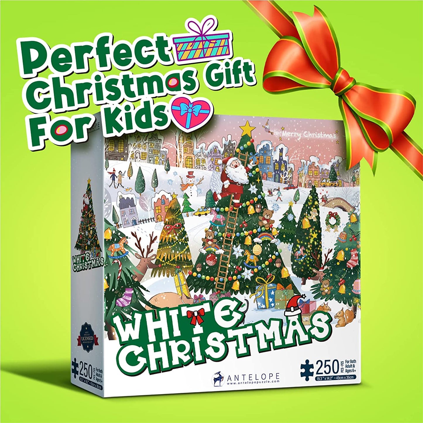 White Christmas 250 Piece Jigsaw Puzzles