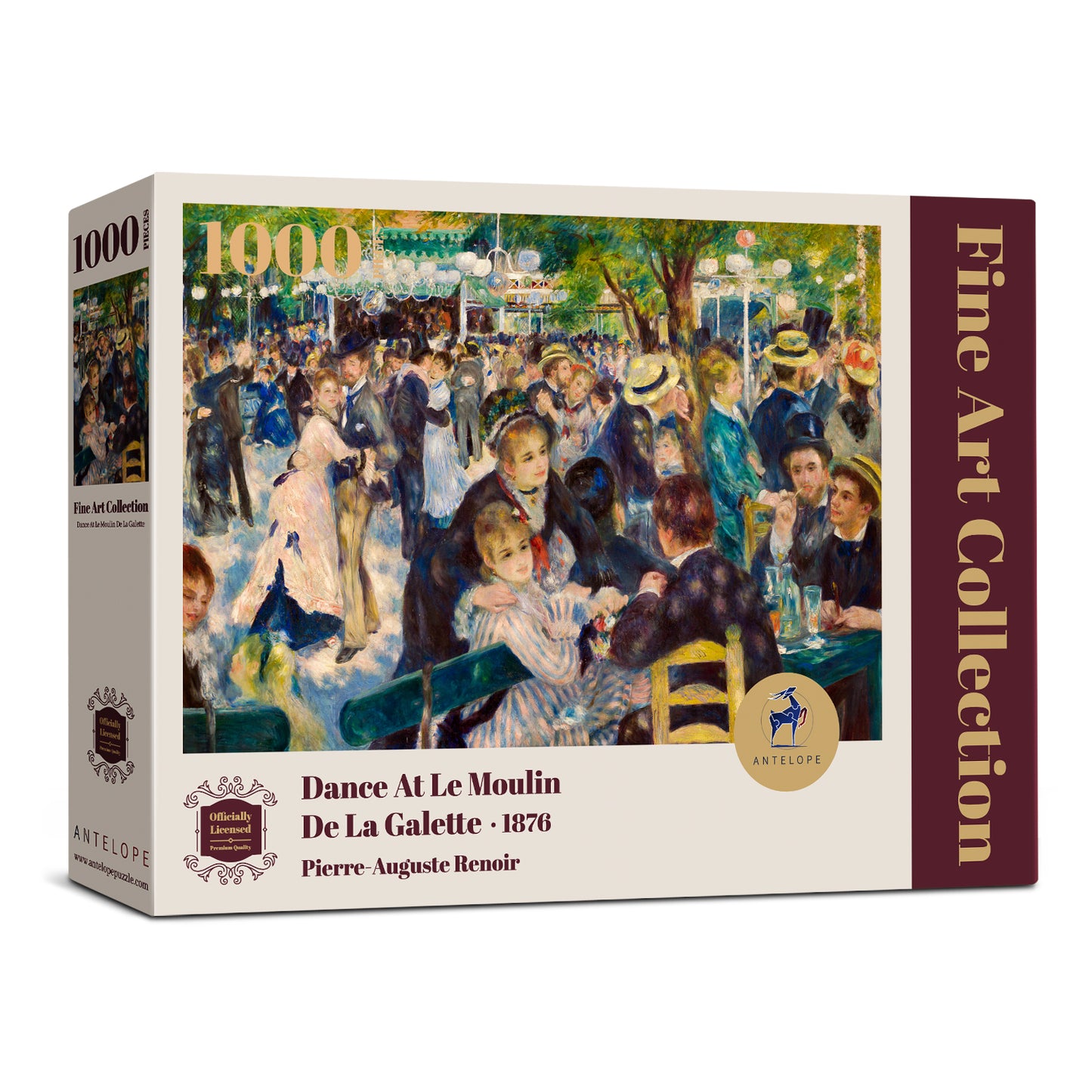Dance At Le Moulin De La Galette 1000 Piece Jigsaw Puzzle