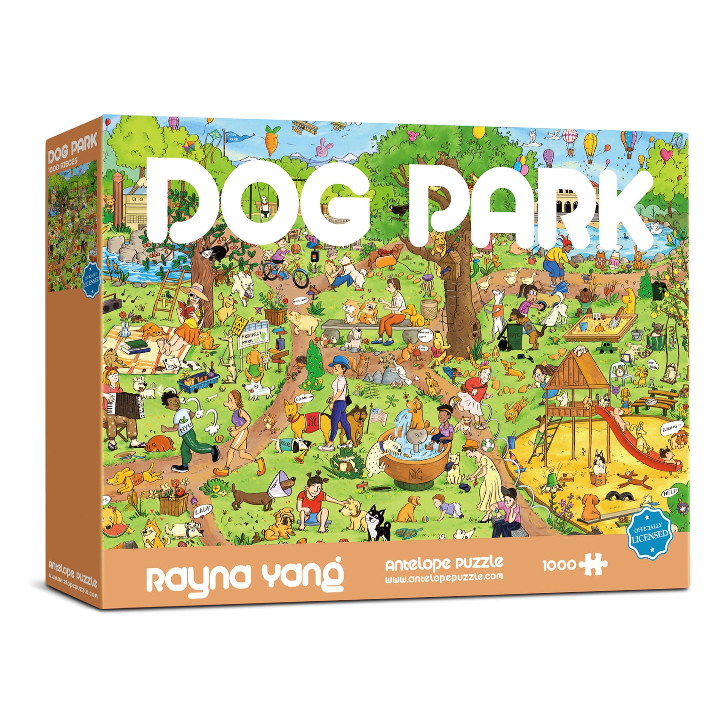 Dog Park Leisure Time 1000 Piece Jigsaw Puzzle