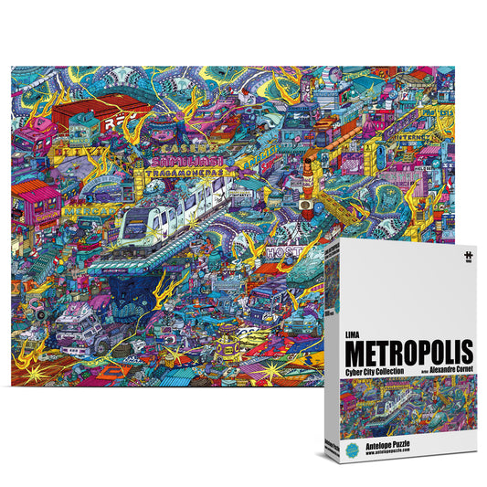 Cyber Lima Metropolis 1000 Piece Jigsaw Puzzle