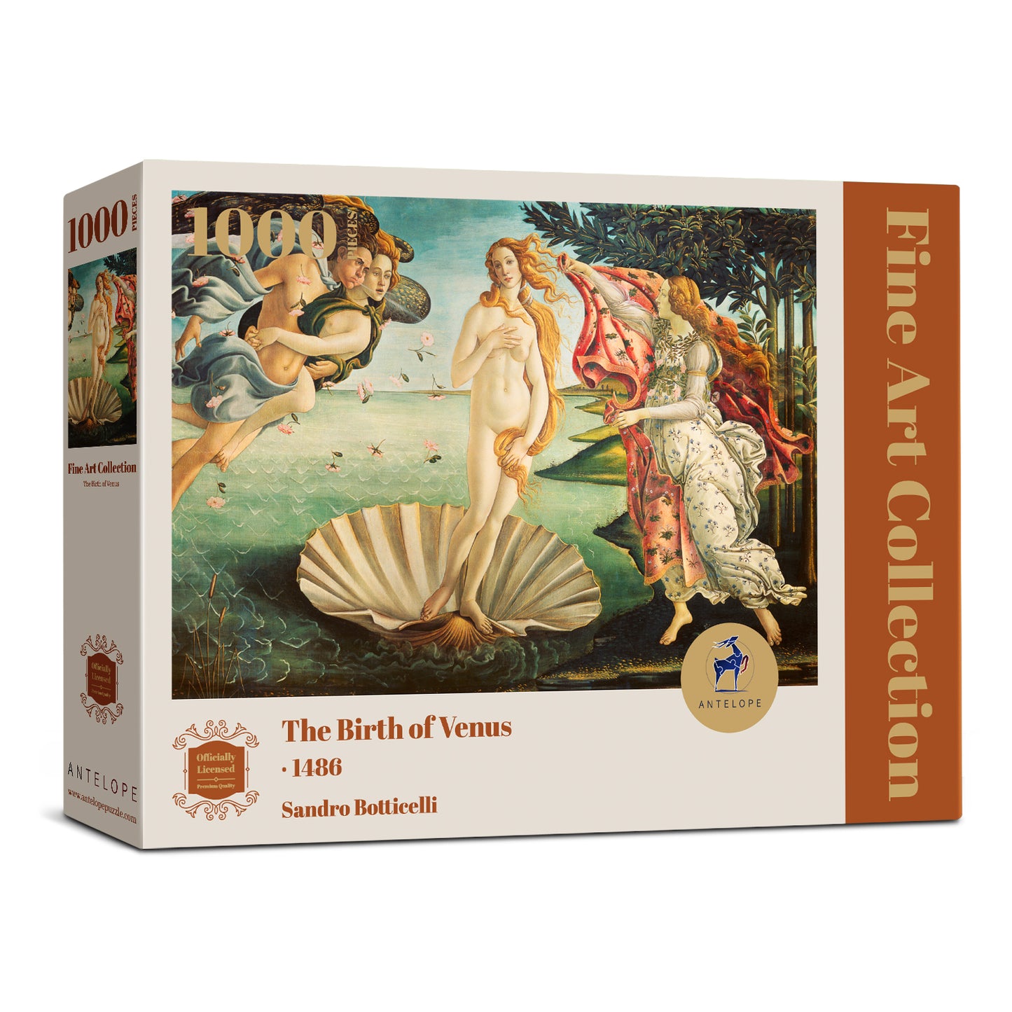 The Birth of Venus Fine Art 1000 piece Jigsaw Puzzle