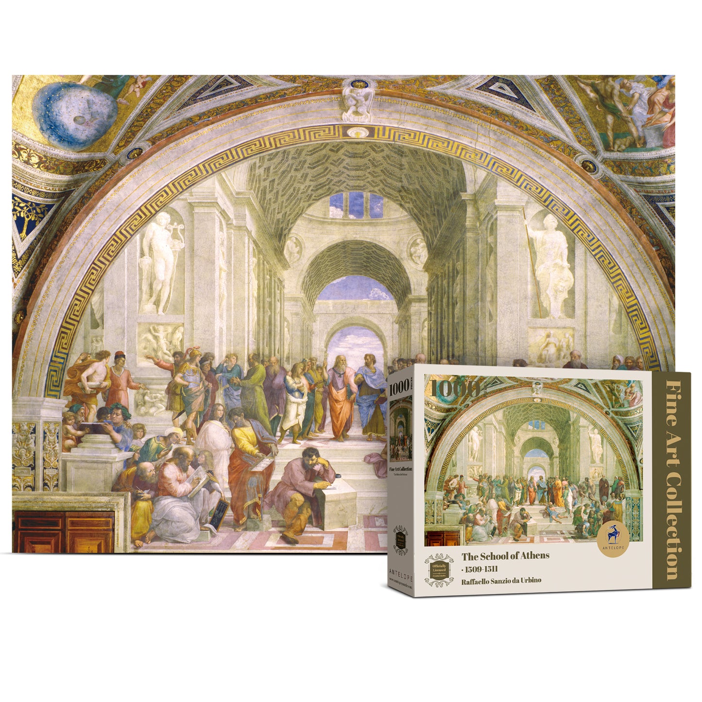 The School of Athens 1000 piece Jigsaw Puzzle