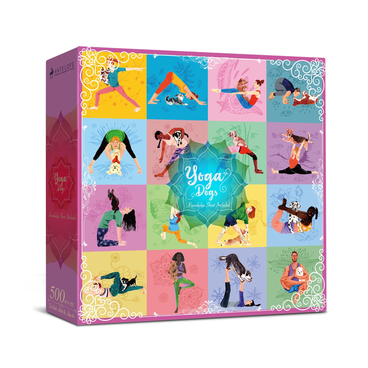Yoga Dog 500 Piece Jigsaw Puzzle