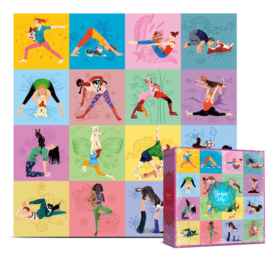 Yoga Dog 500 Piece Jigsaw Puzzle