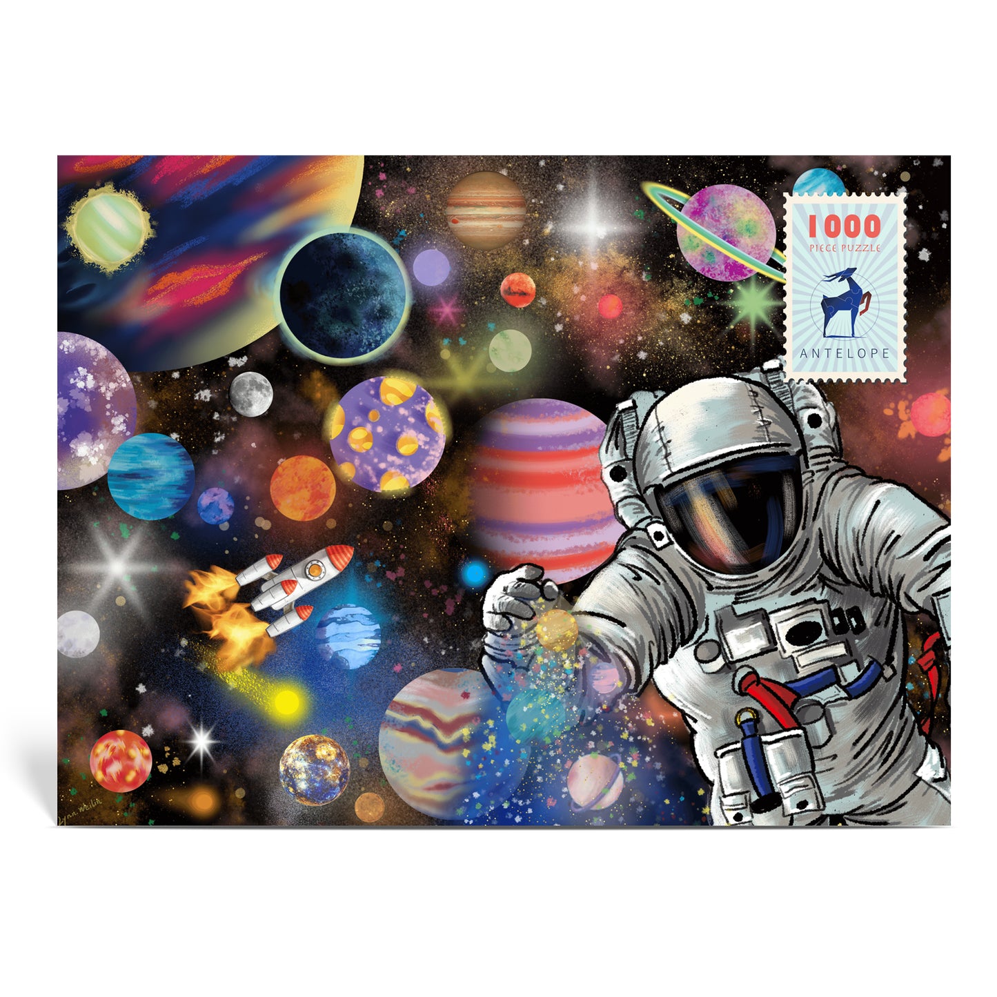 Space Travel 1000 Piece Jigsaw Puzzle