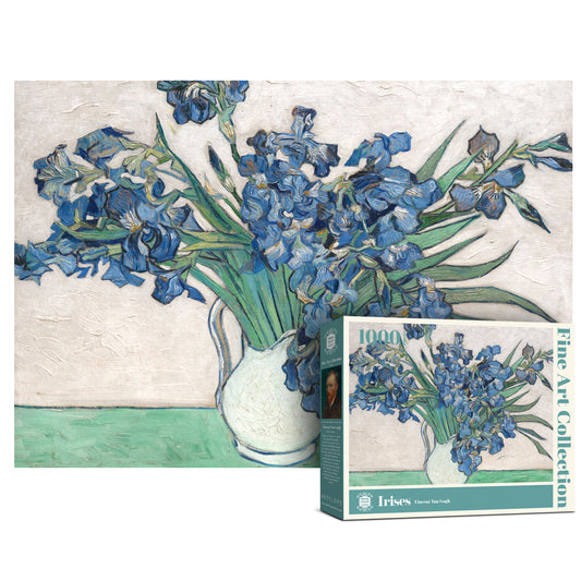 Irises, by Vincent Van Gogh, 1890 1000 Piece Jigsaw Puzzle