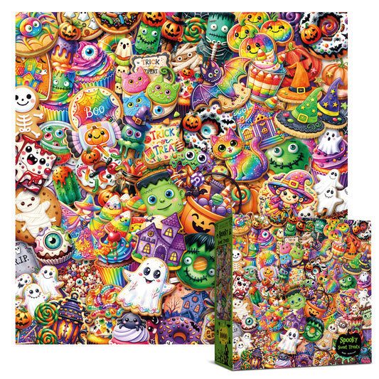 Antelope - 1000 Piece Puzzle for Adults, Spooky Sweet Treats - Jigsaw Puzzles 1000 Pieces, High Resolution, Matte Finish, No Dust