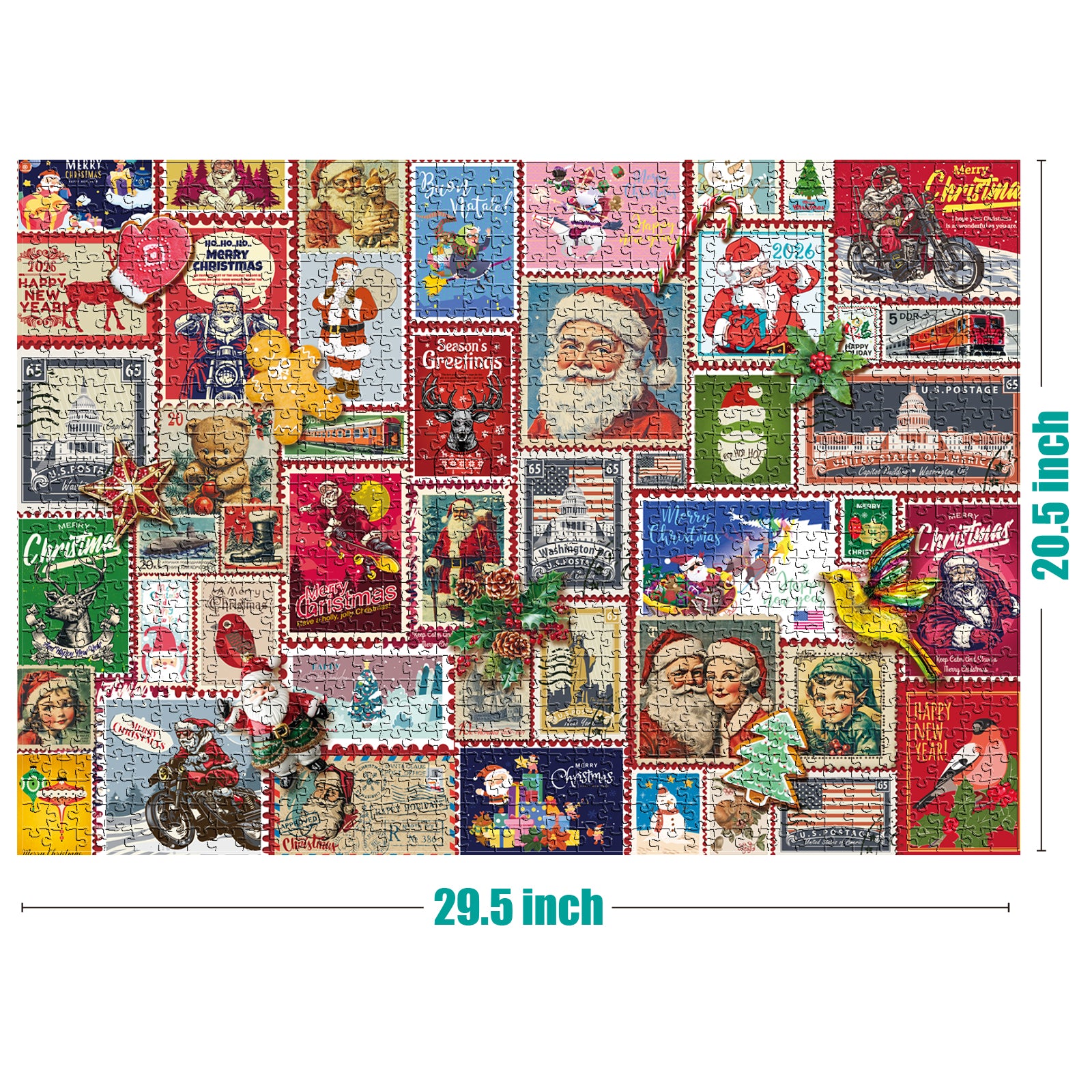 Christmas Jigsaw Puzzle 1000 Pieces for Adults – Christmas Mail