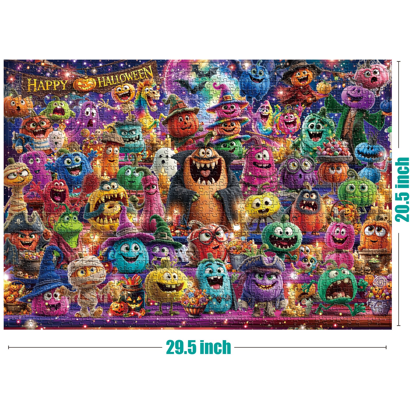 Antelope - 1000 Piece Puzzle for Adults, Pumpkin Patch Party