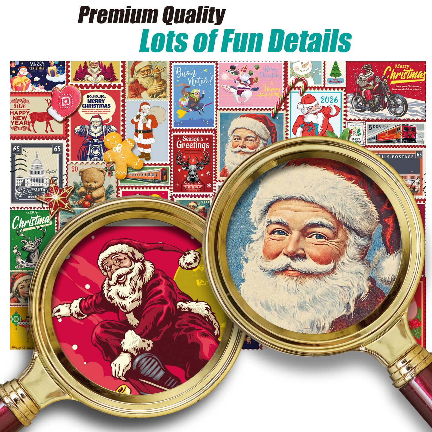 Christmas Jigsaw Puzzle 1000 Pieces for Adults – Christmas Mail Holiday Winter Scene, Enjoyable Holiday Puzzle Gift for Adults & Families