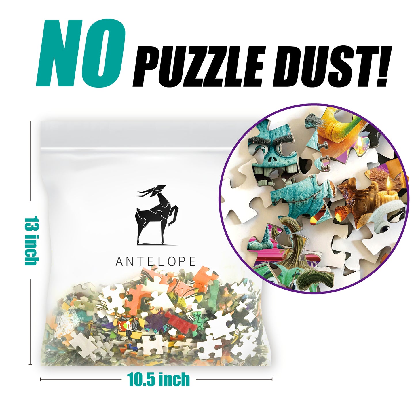Antelope - 1000 Piece Puzzle for Adults, Pumpkin Patch Party - Jigsaw Puzzles 1000 Pieces, High Resolution, Matte Finish, No Dust
