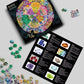 2 in 1 1000 Piece Jigsaw Puzzle  Bundle: Mandalic Rose & Gem Mandala
