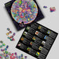 2 in 1 1000 Piece Jigsaw Puzzle  Bundle: Mandala Morphe & Gem Mandala