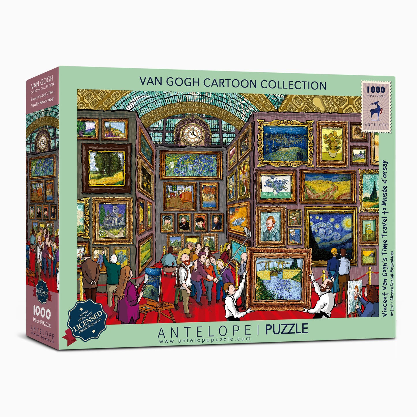 Vincent van Gogh’s Time Travel to Musée d’Orsay 1000 Piece Jigsaw Puzzle