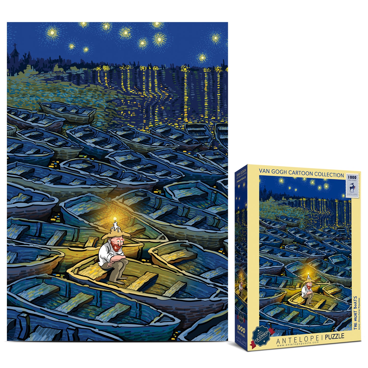 The Night Boats 1000 Piece Jigsaw Puzzle