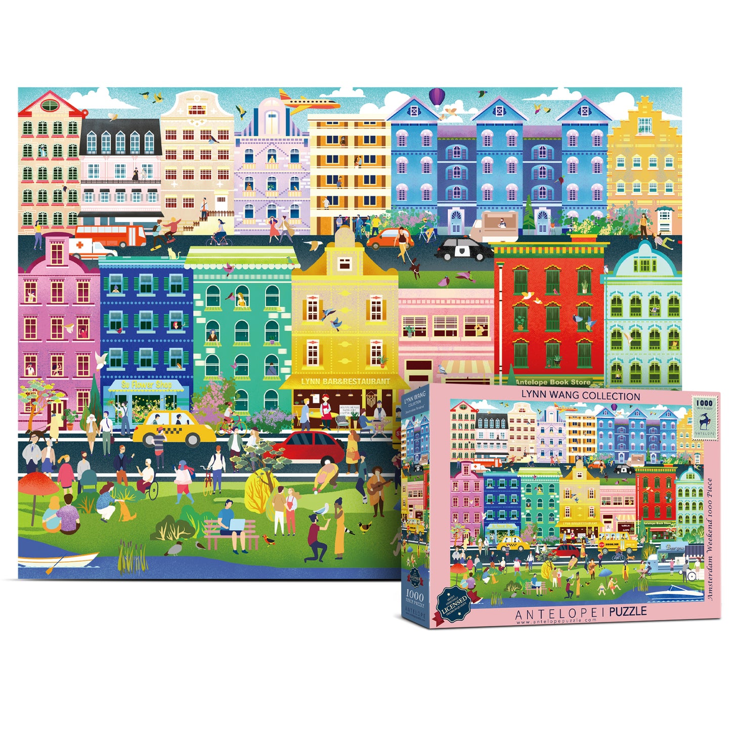 Amsterdam Weekend 1000 Piece Jigsaw Puzzle