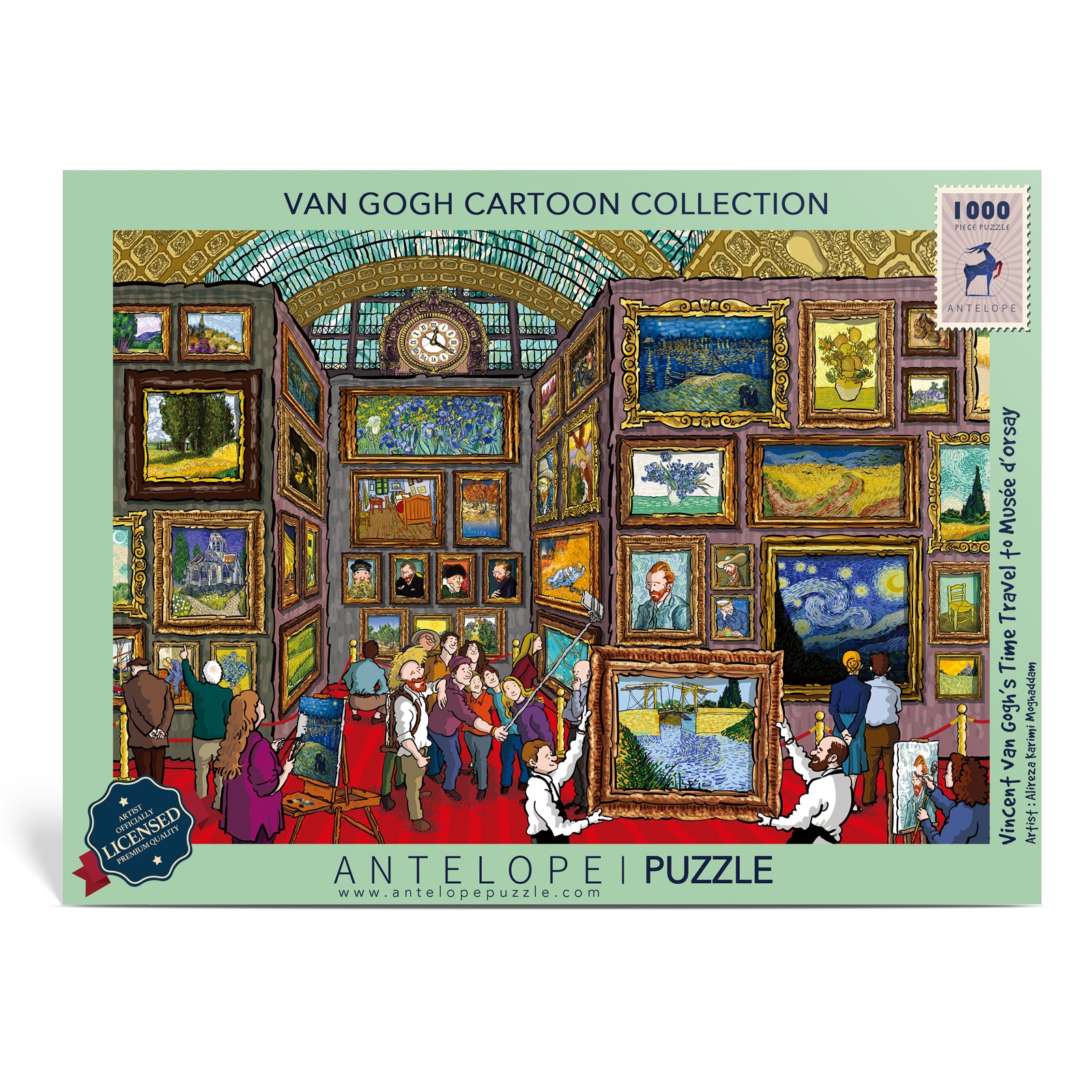 Vincent van Gogh's Time Travel to Musée d'Orsay 1000 Piece Jigsaw Puzz –  ANTELOPE PUZZLE