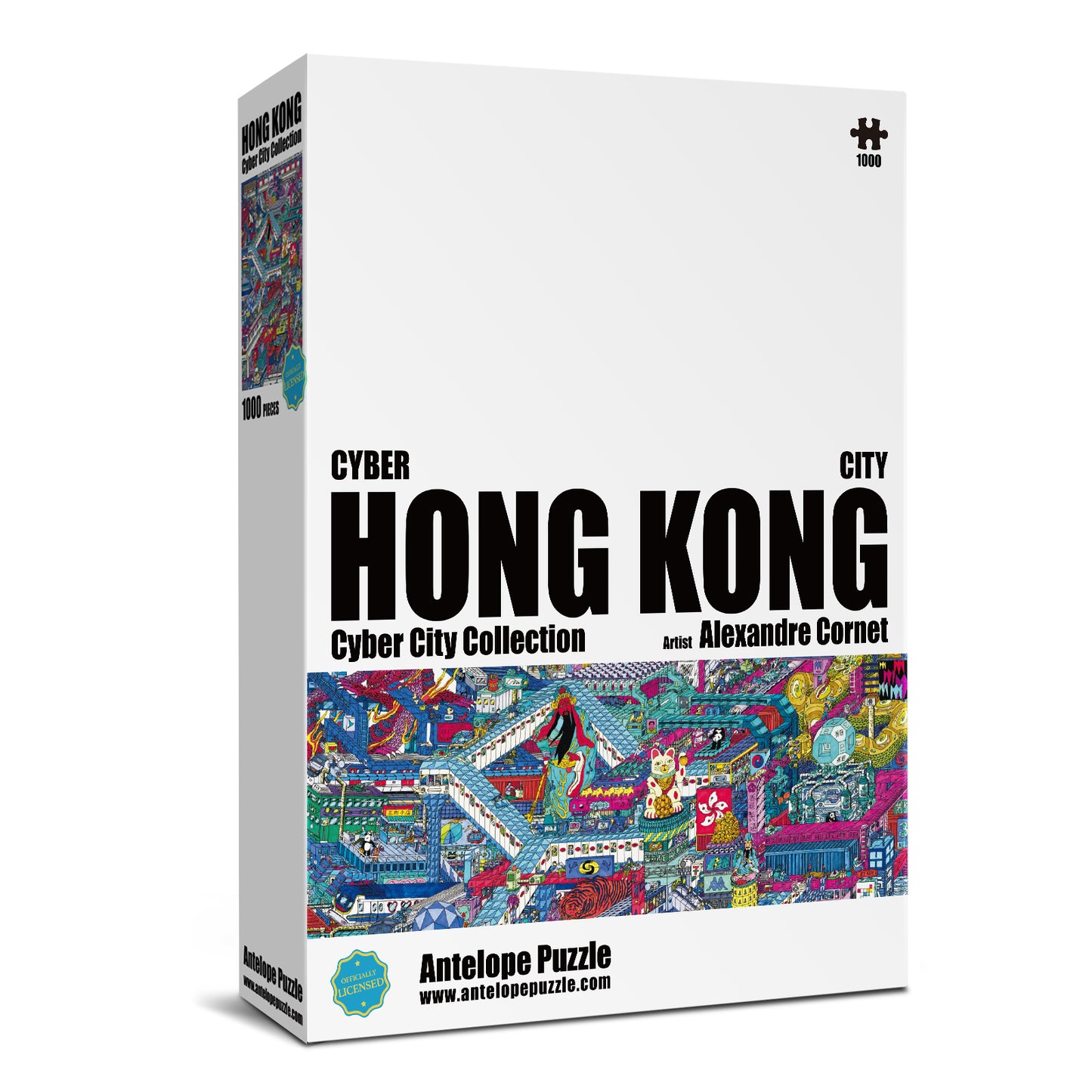 Antelope Cyber Hong Kong City 1000 Piece Jigsaw Puzzle