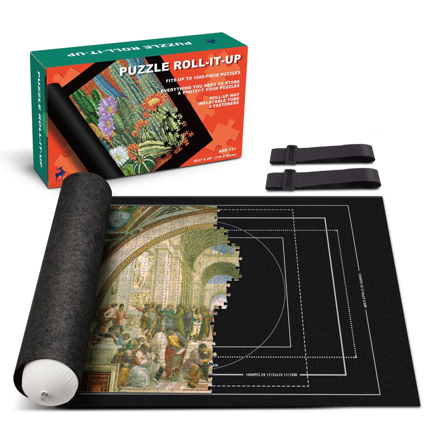 Puzzle Roll-It-Up Mat - Fits up to 1500-piece puzzles 3-piece set
