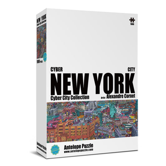 Cyber New York City-The High Line 1000 Piece Jigsaw Puzzle