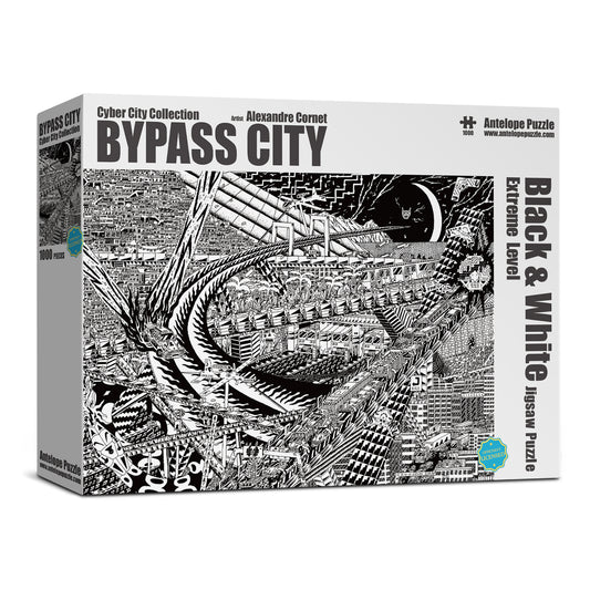 The Bypass Cyber City 1000 Piece Jigsaw Puzzle