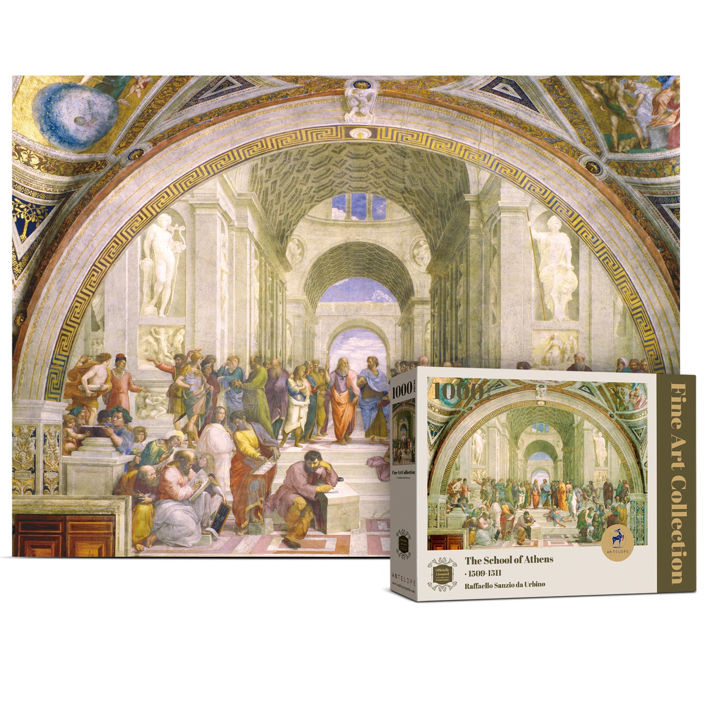 Antelope The School of Athens Fine Art 1000 piece Jigsaw Puzzle