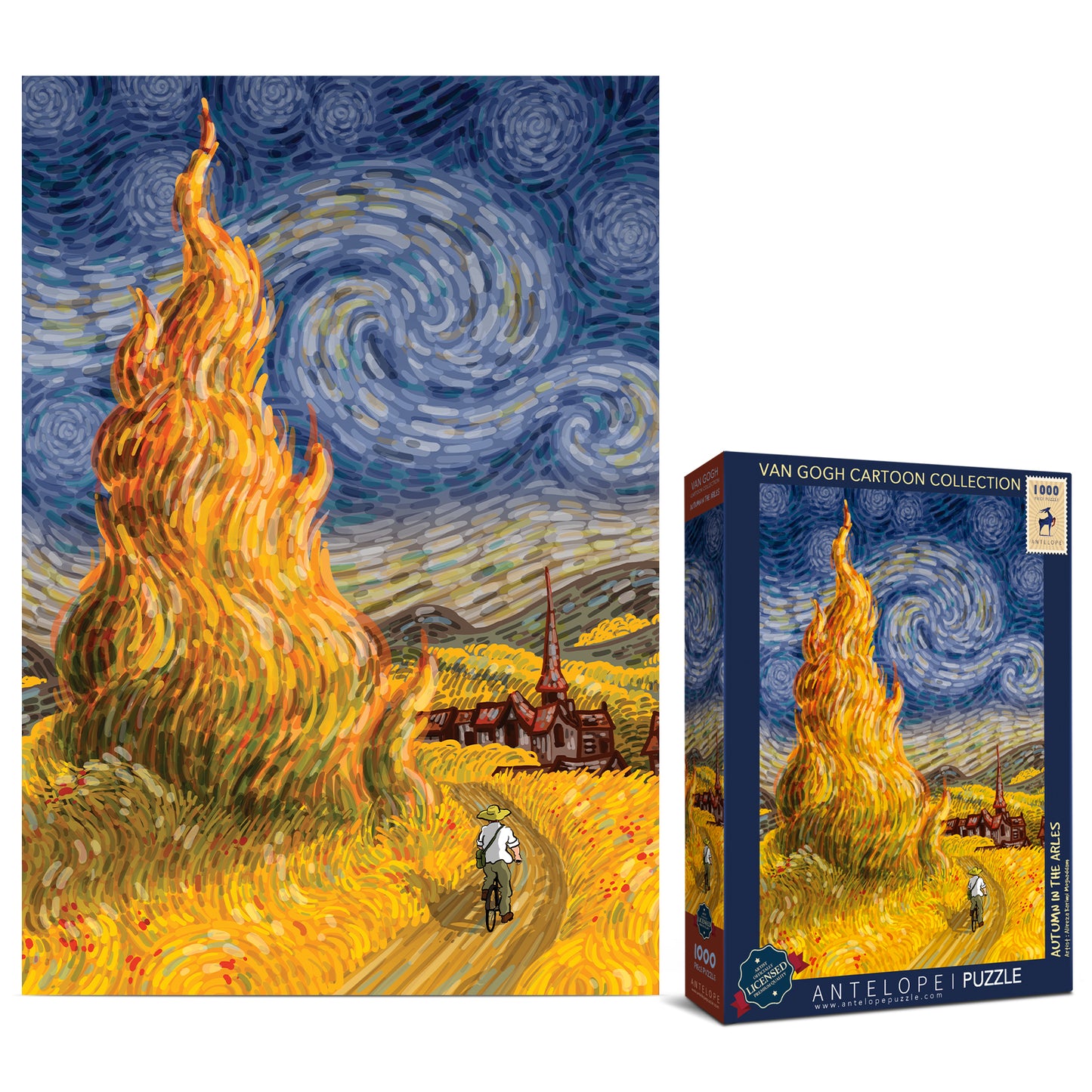 Autumn in Arles 1000 Piece Jigsaw Puzzle